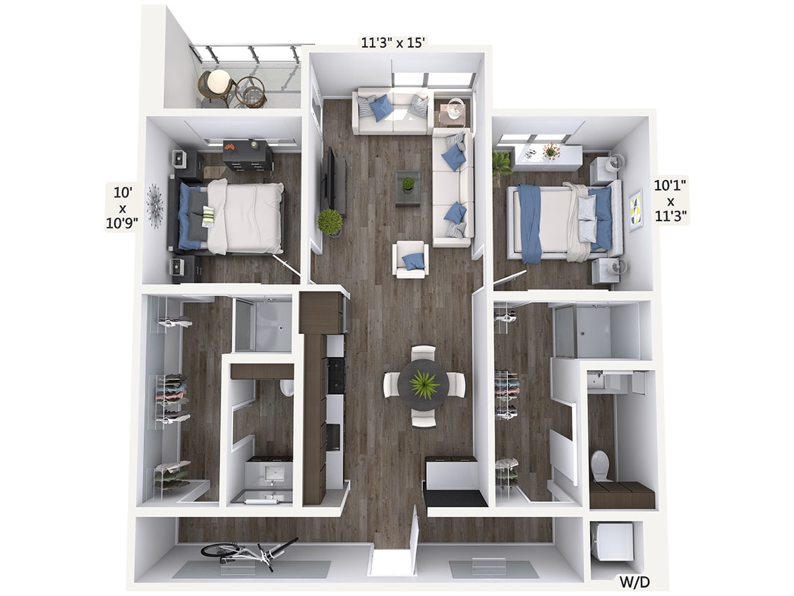 Floor Plan - B2-1030