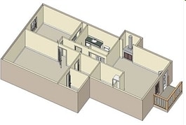 2BR/2BA - Plan C