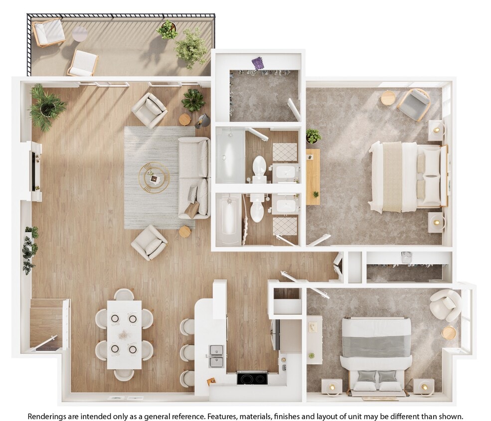 Floor Plan - B6 - Renovated