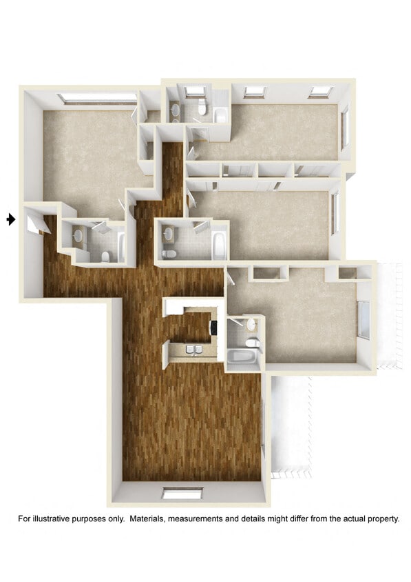 Floor Plan - Floor Plan 44c (Shared Room)