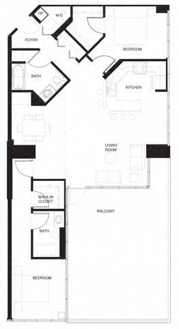 Floor Plan - 2AM w Terrace Renovation 3