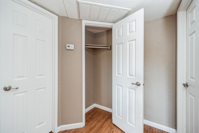 A Coat Closet in a Premium Two Bedroom Two Bath Apartment at Meadow Creek Apartments in San Marcos, CA - Meadow Creek Apartments