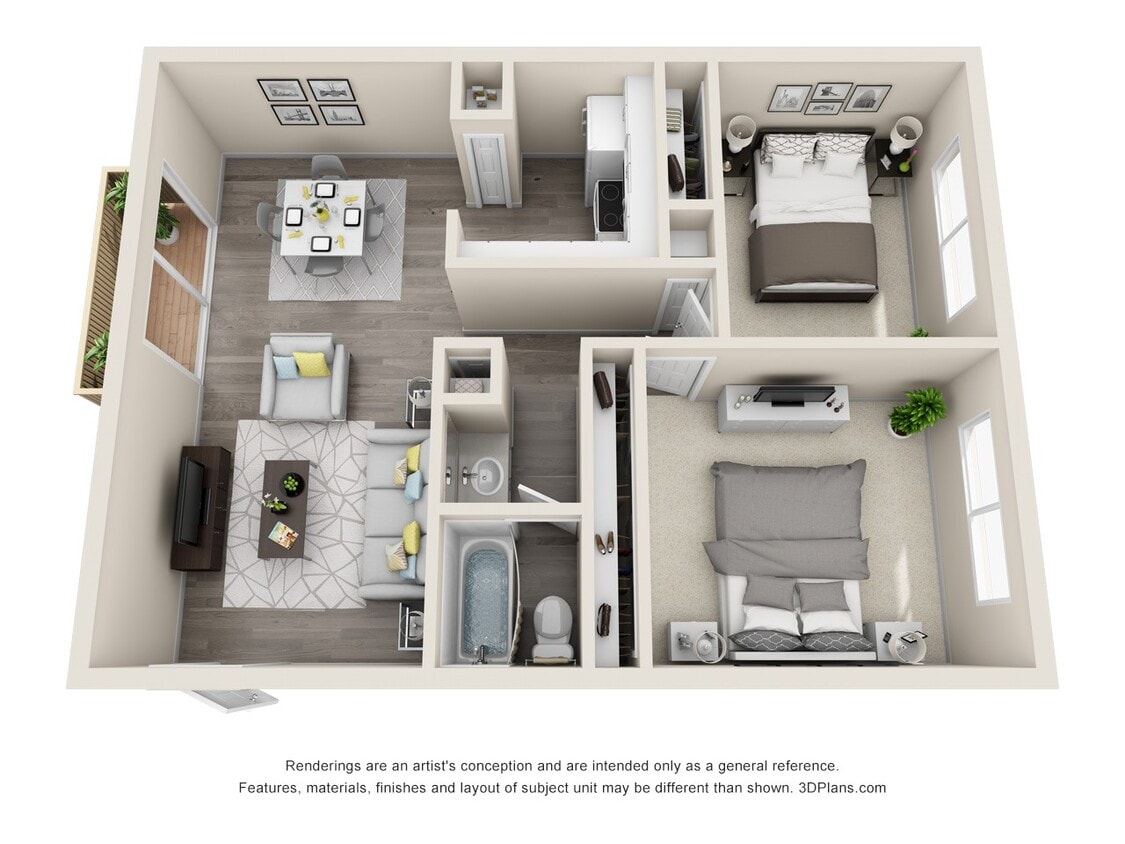 Floor Plan - 2x1 C