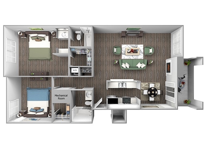Floor Plan - B1a (Lassen)