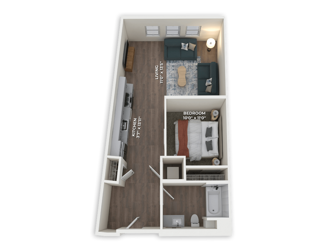 Floor Plan - Studio 4