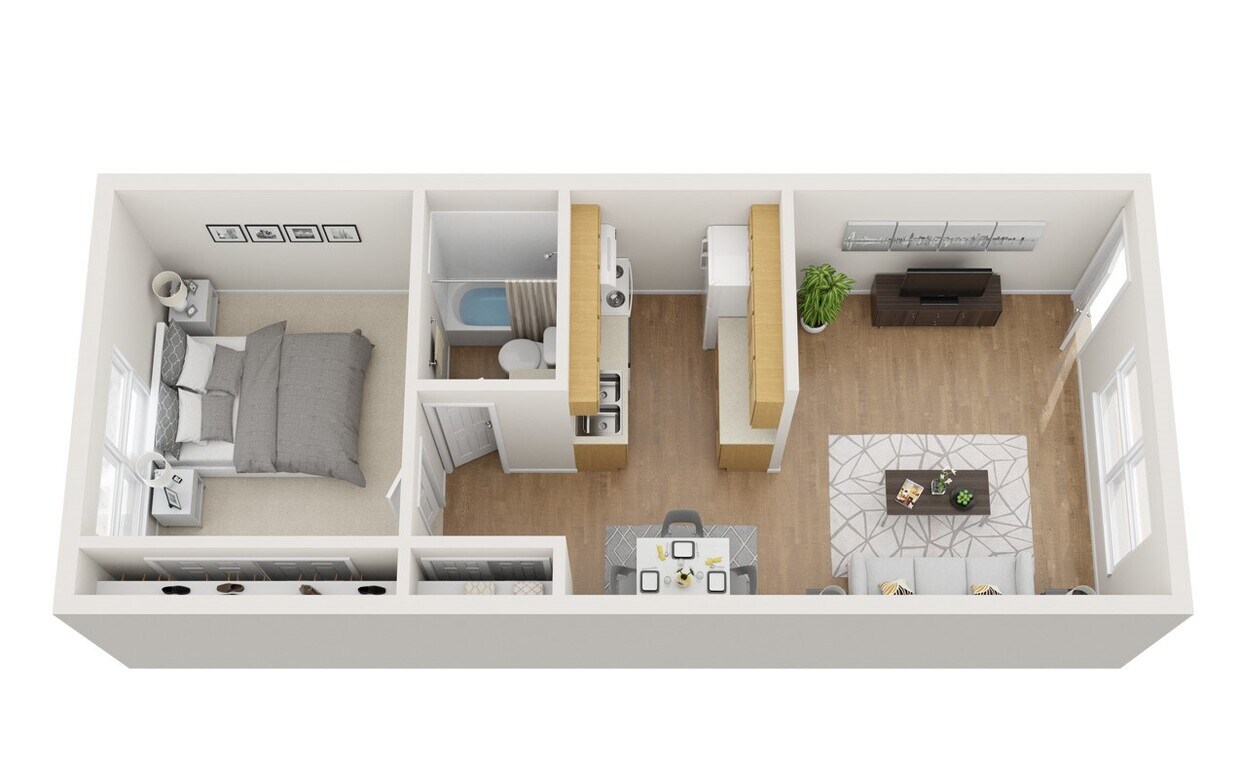 Floor Plan - 1x1
