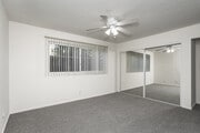 1BR, 1BA - 630SF - Bedroom - Leeward Apartments