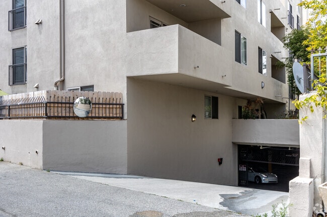 Garage Entrance - Sherbourne Hall by Wiseman