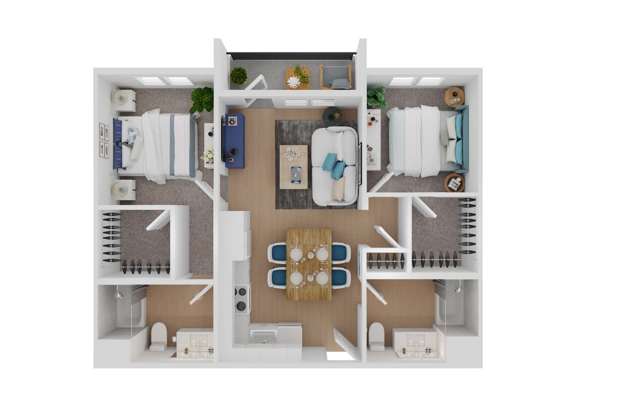 Floor Plan - 2-bedroom