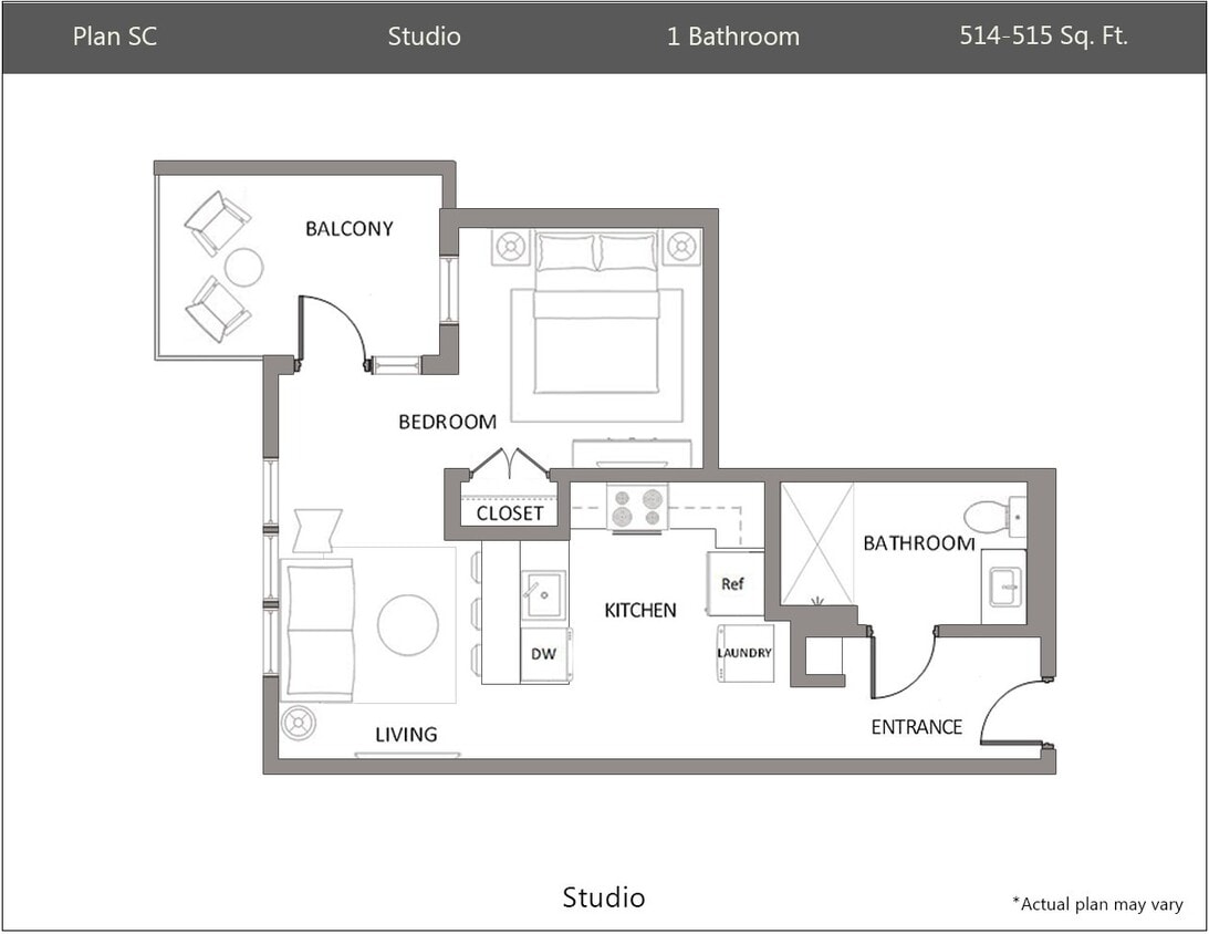 Floor Plan - Studio SC
