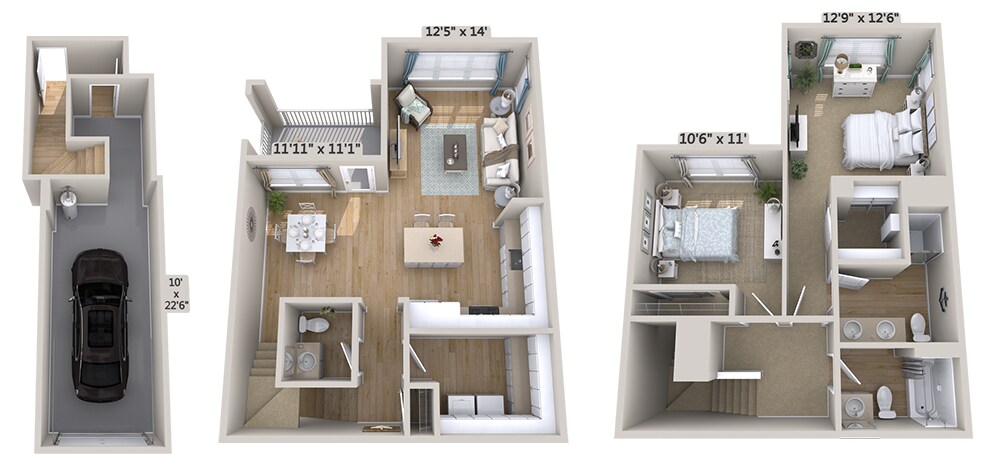 Floor Plan - Furnished-f-B1T