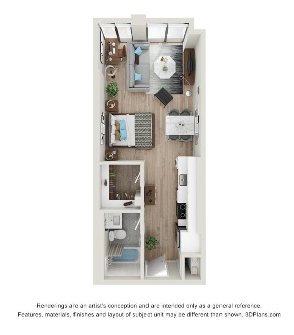 Floor Plan - Studio S1-2