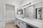 2BR, 2BA - 1,100SF - Primary Bathroom - Citronia Luxe Towers Apartments