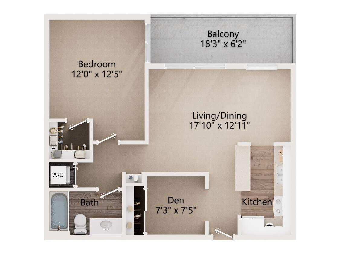 Floor Plan - Balboa 2 Renovated