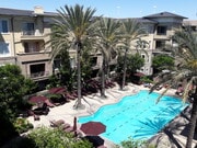 Community pool area - 1801 E Katella Ave Condo Unit 1136