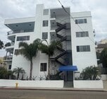 External view of building from Appian way side of the building - 1649 Appian Way Unit #210