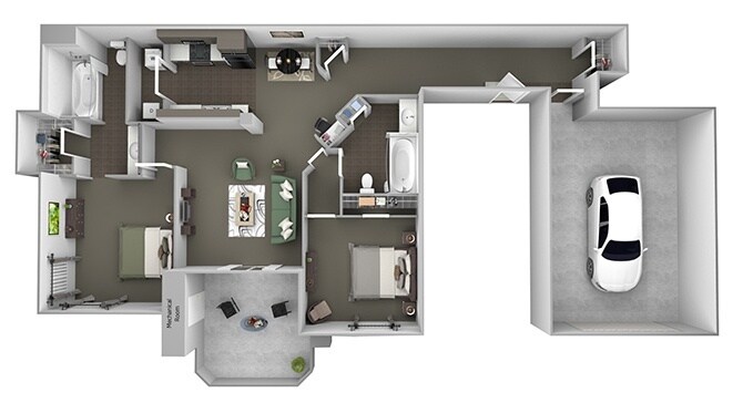 Floor Plan - B3 (Eland with garage)