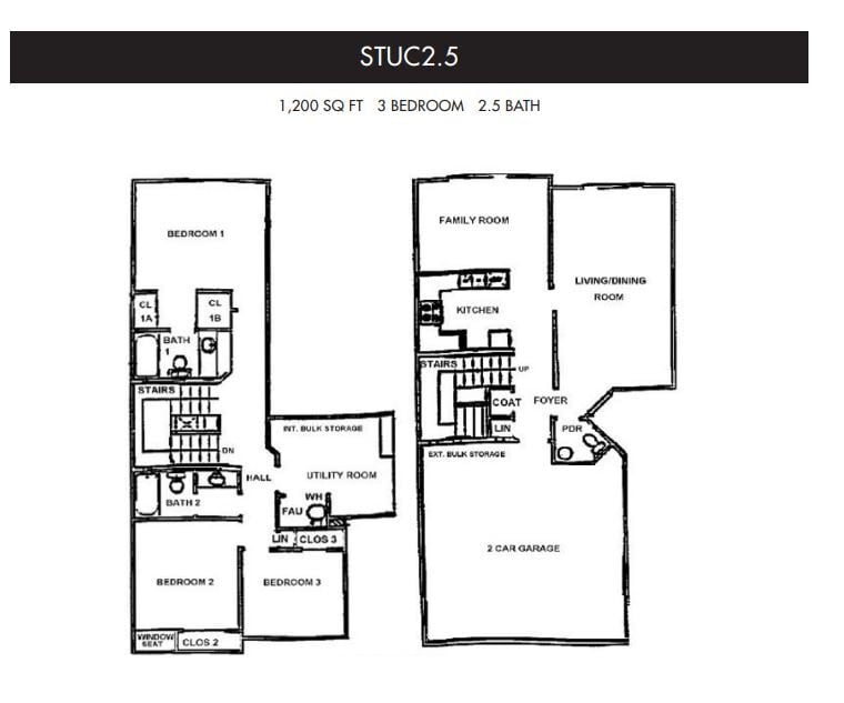 Floor Plan - Three Bedroom