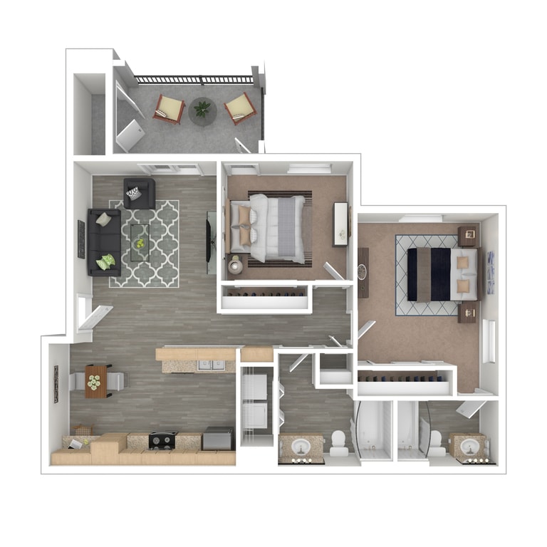 Floor Plan - Villa Bonita - Downstairs