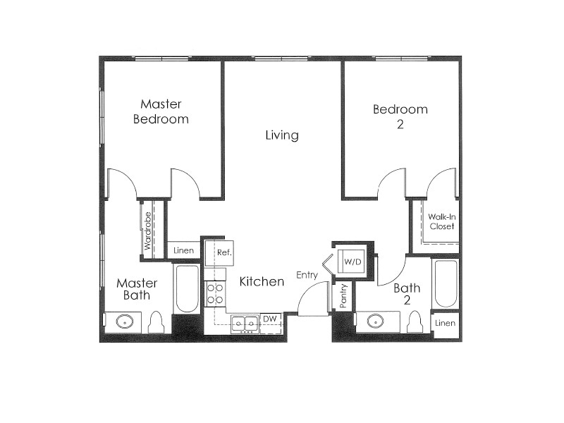 Floor Plan - 011-2F - 2 x 2