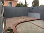 Private back patio between house and garage. - 806 E 65th St House