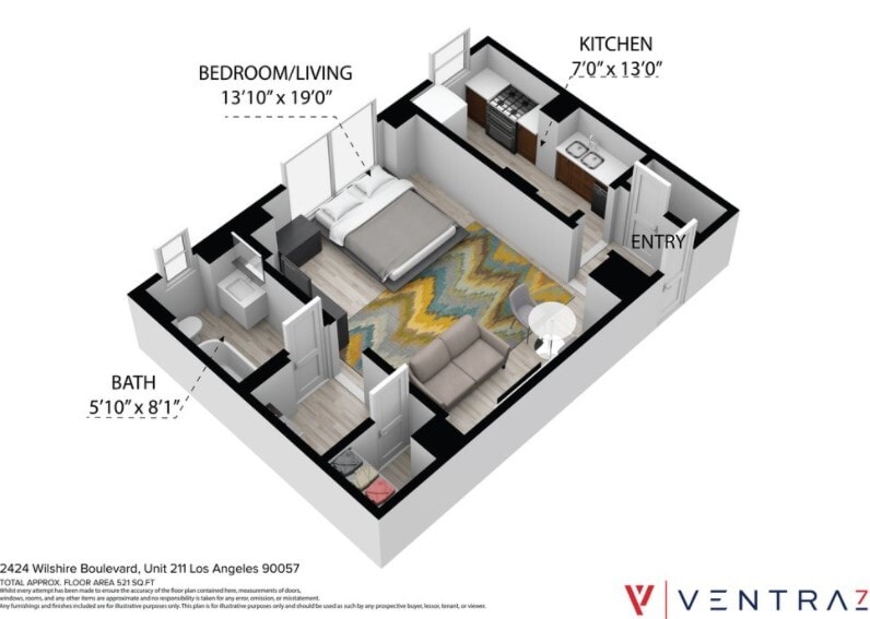 Floor Plan - Studio B