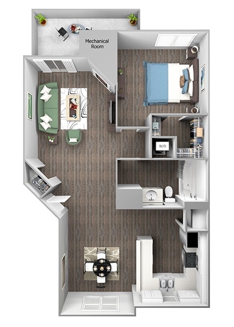 Floor Plan - A1 (Rainier)