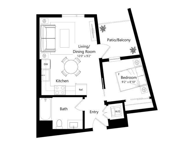 Floor Plan - 1650-Lincoln_1L