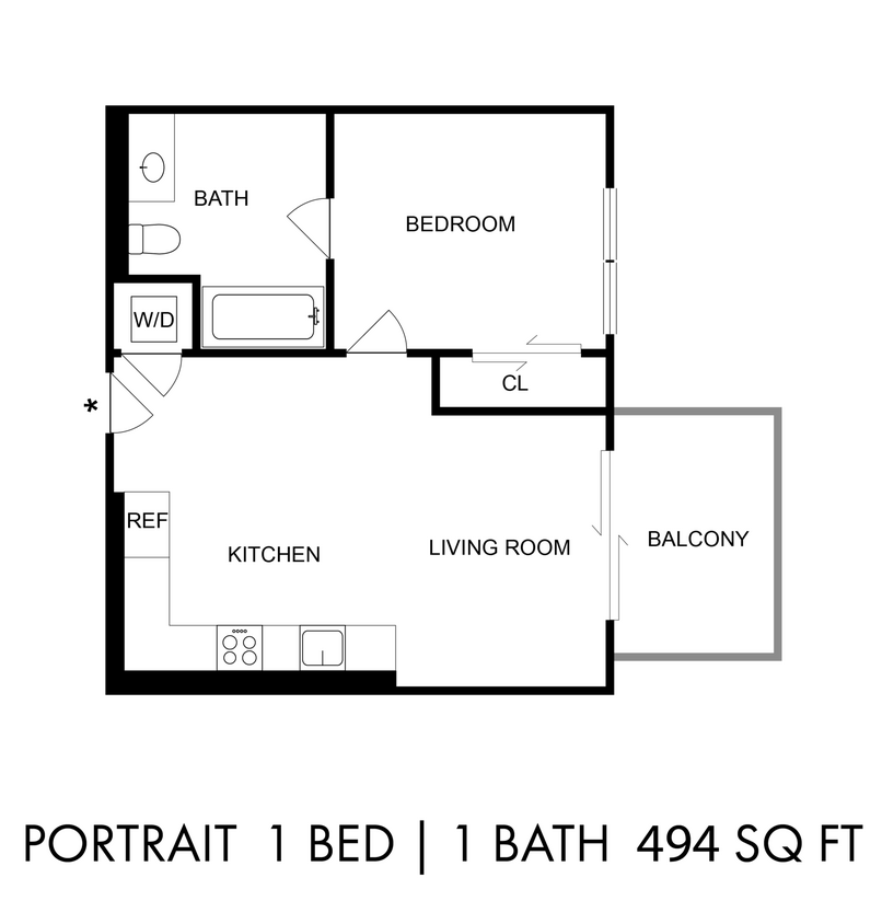 Floor Plan - Portrait
