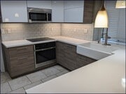 undercabinet lighting! Glass backsplash - 11076 Brentwood Dr