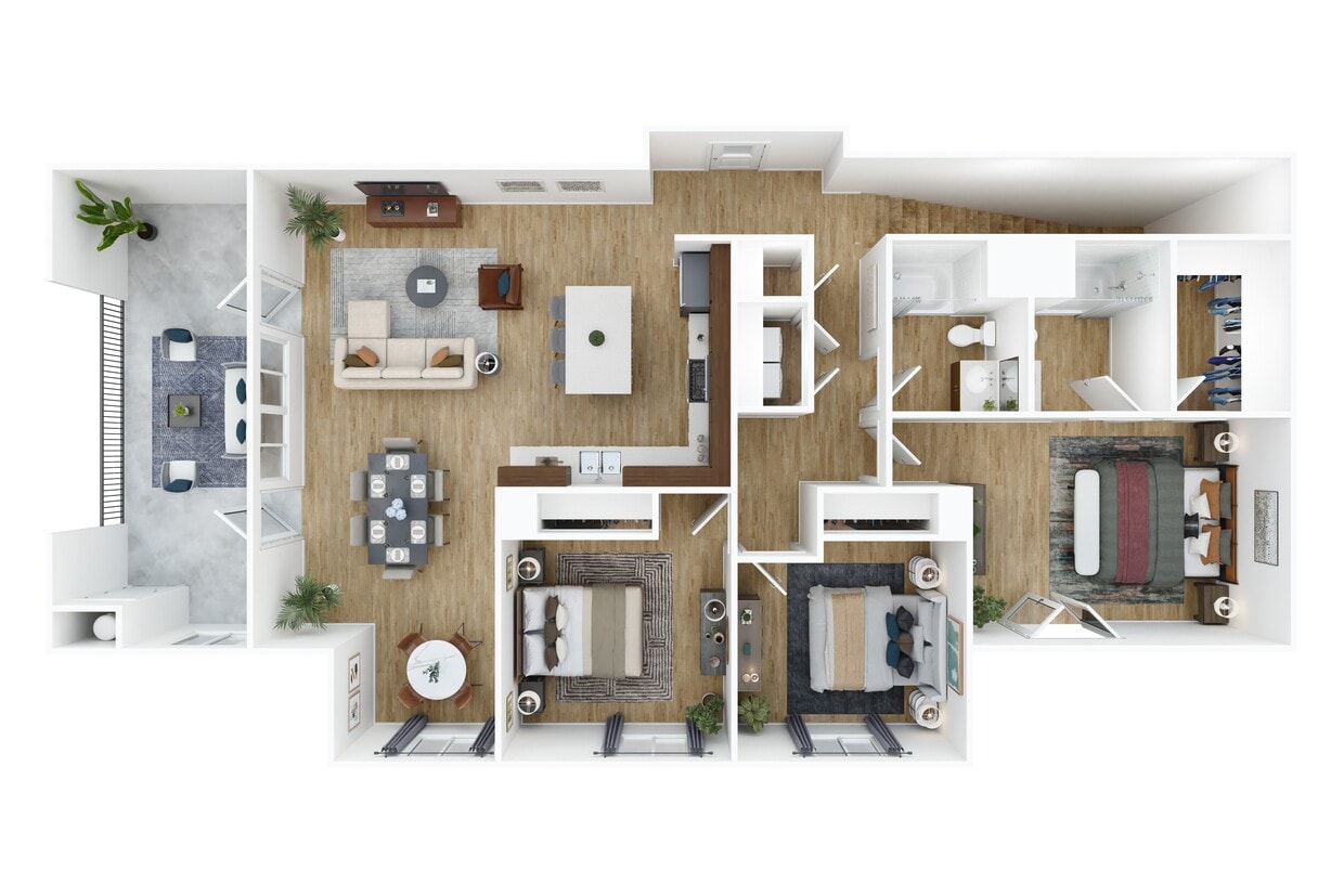 Floor Plan - 3x2 A