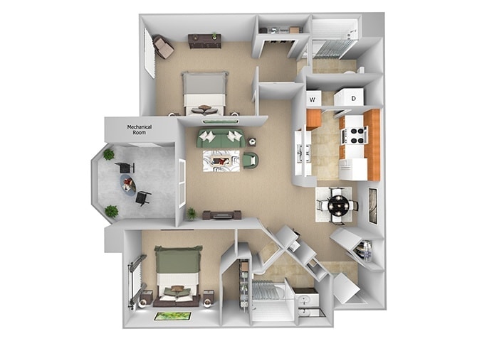 Floor Plan - B1 (Chablis)