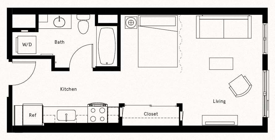Floor Plan - Studio-A12