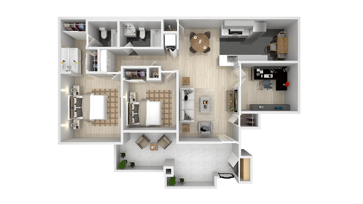 Floor Plan - Plan F Downstairs