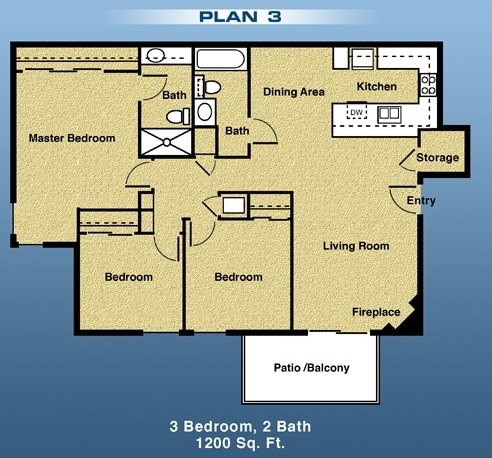3BR/2BA - 3 Bed/2 Bath