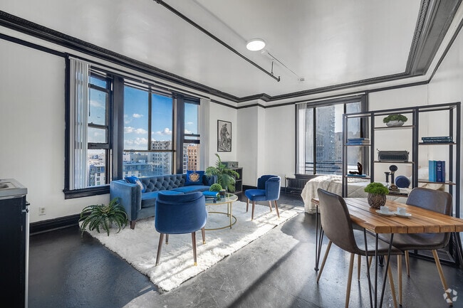 Studio - 265SF - Living Room - Alexandria Apartments