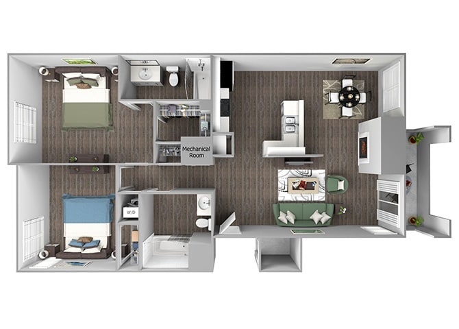 Floor Plan - B3 (Diamond)