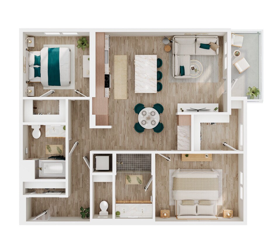 Floor Plan - B2.1-B2.3