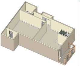 1BR/1BA - Plan A