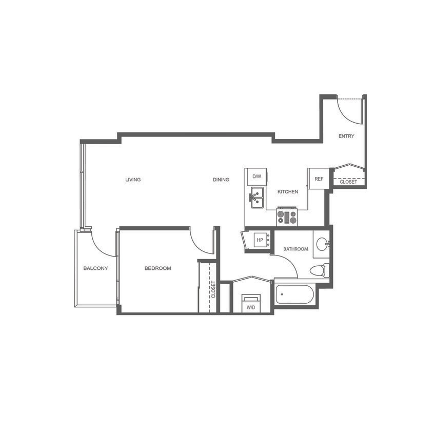 Floor Plan - PINNACLE ON THE PARK 1C