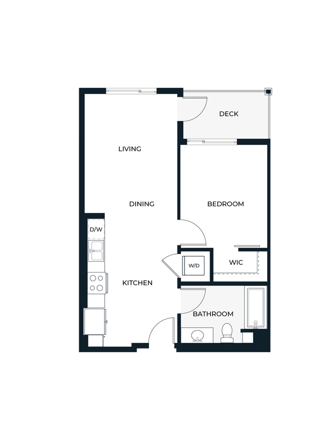 Floor Plan - One Bedroom A5