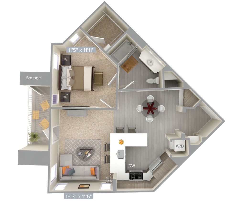 Floor Plan - A5-1-828sq