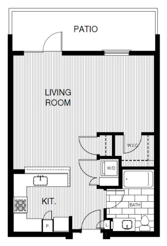 Floor Plan - Studio 710