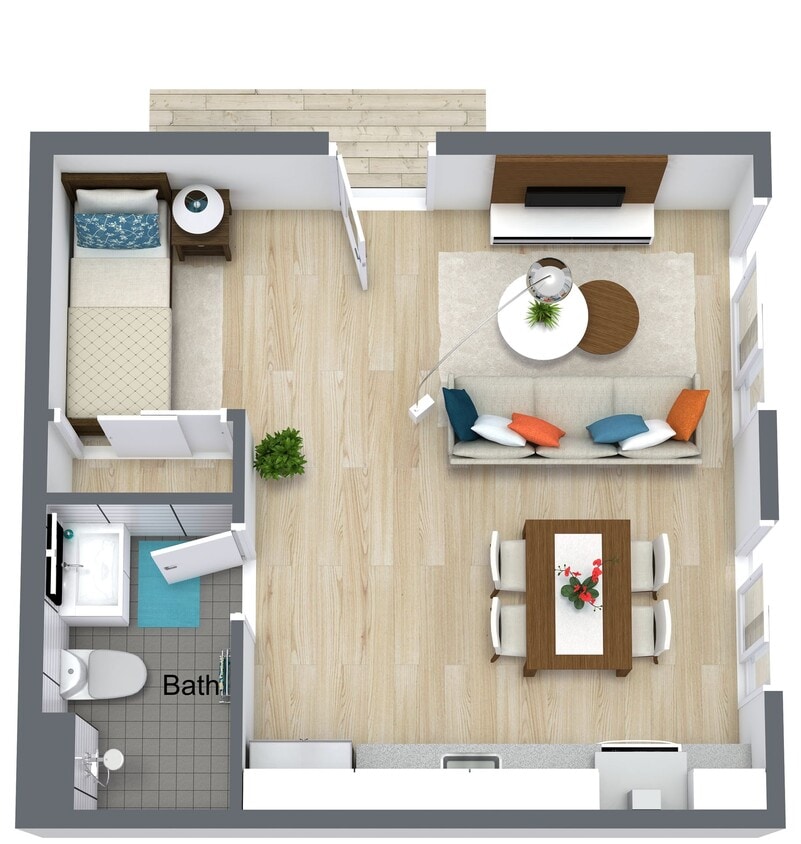 Floor Plan - Studio - 6227