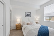 3BR, 2BA - 1,076SF - Primary Bedroom - Romneya Row in Anaheim