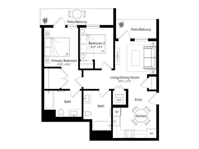 Floor Plan - 501-Broadway_2C