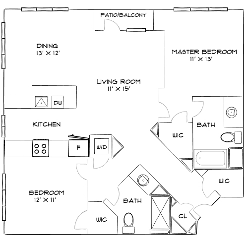 Floor Plan - Design 2G20